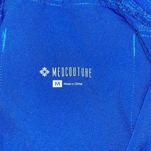 Medcouture size M blue scrub pants